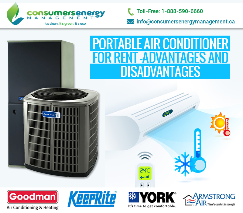 Portable air conditioner for rent – Advantages and Disadvantages